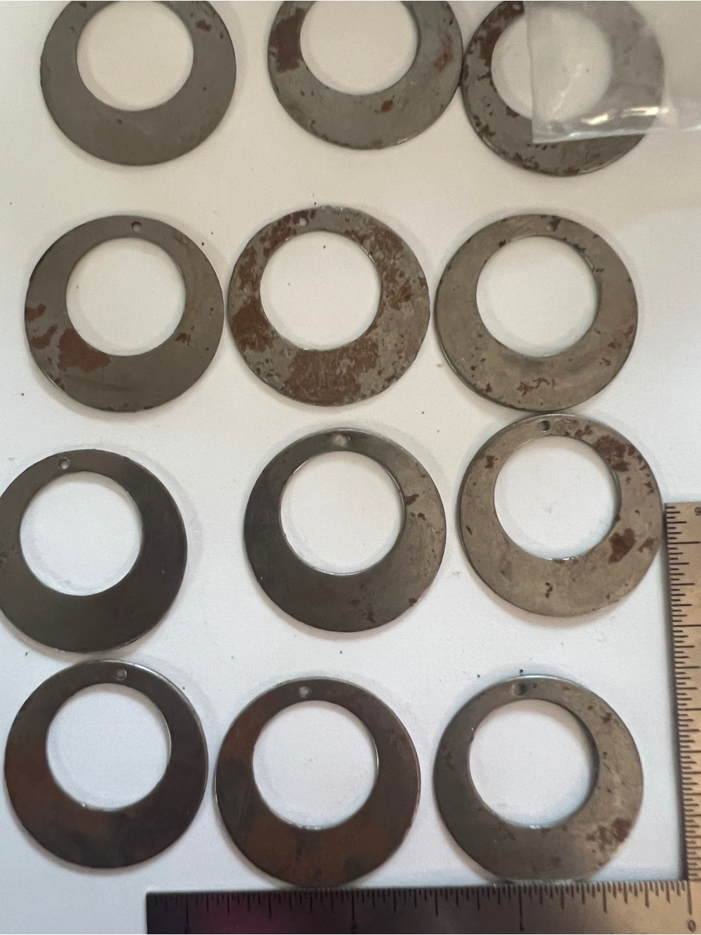 Vintage HOOP Earring  jewelry findings metalsmithing  steel